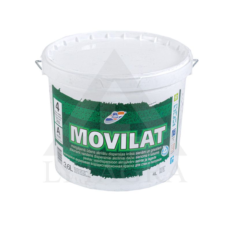 DISPER VAND DAŽAI MOVILAT-4(A) 3.6L MATINIAI
