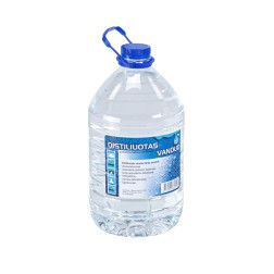 Distiliuotas vanduo 5L apvaliame bakelyje