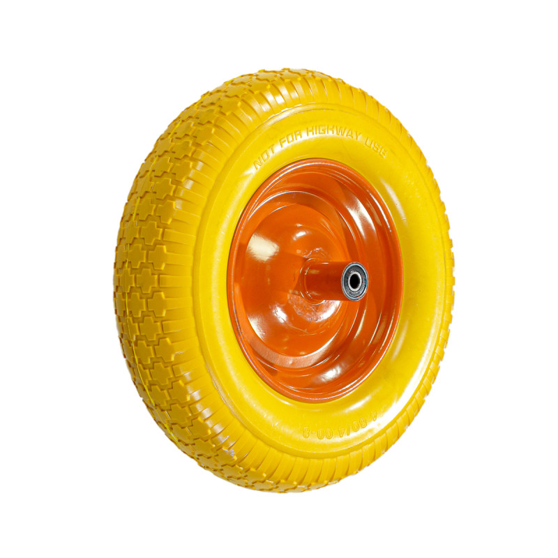 POLIURETANINIS PILNAVIDURIS RATAS 4.8 - 4.00 - 8 , GELTONAS