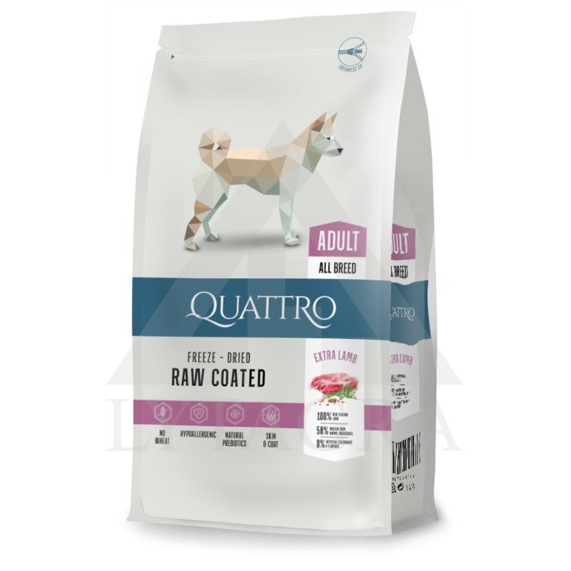 3 KG PAŠARAS ŠUNIMS SUAUG. VISŲ VEISLIŲ QUATTRO ĖR