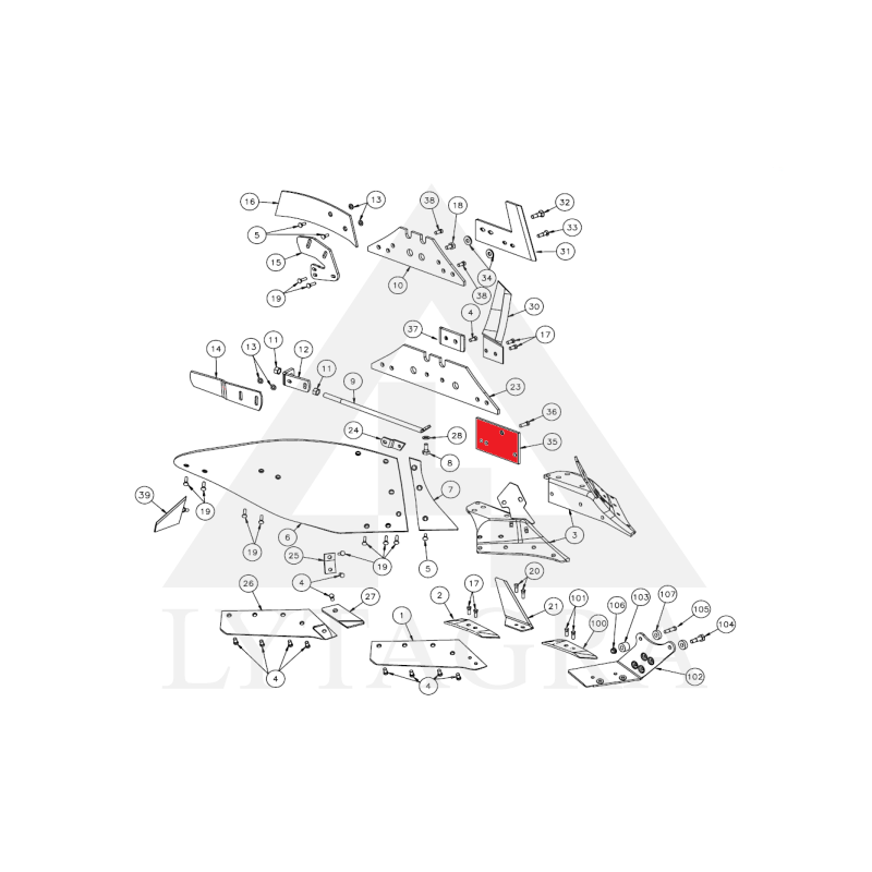 063607 Lauko lenta kverneland