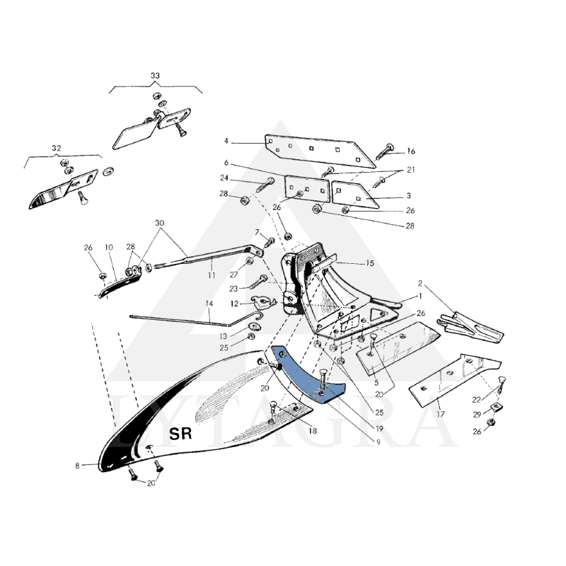 80609 Keičiama dalis Overum