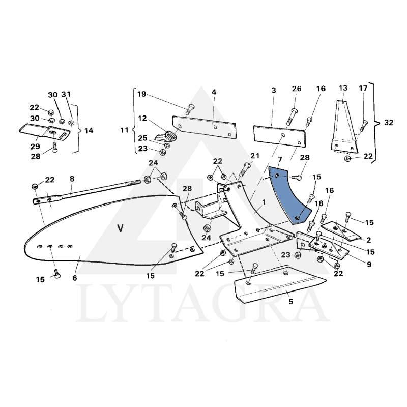 83980 Keičiama dalis Overum
