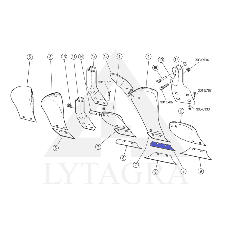 3363710 Priešplūgio noragas Lemken
