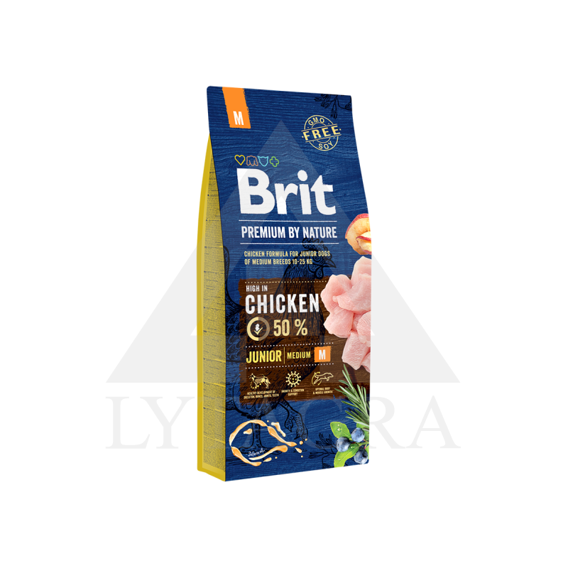 3 KG ŠUNŲ ĖDALAS BRIT PREMIUM JUNIOR M S.M.