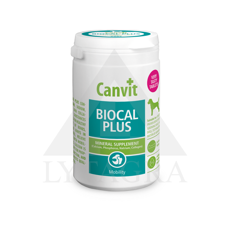 230 G CANVIT BIOCAL PLUS PAPILDAS ŠUNIMS