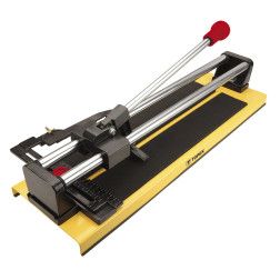 Mechaninės plytelių pjovimo staklės TOPEX 600 mm. aliuminio pagrindas, su guoliais