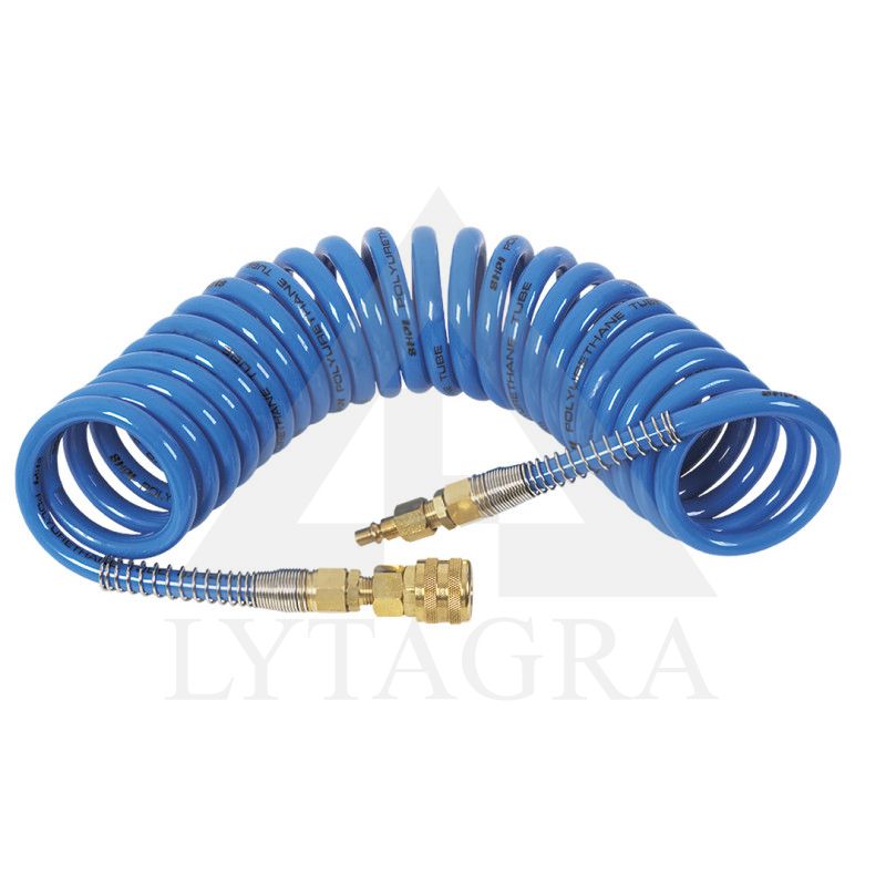 Aukšto slėgio spiralinė žarna  6,5x10mm x 5m PU