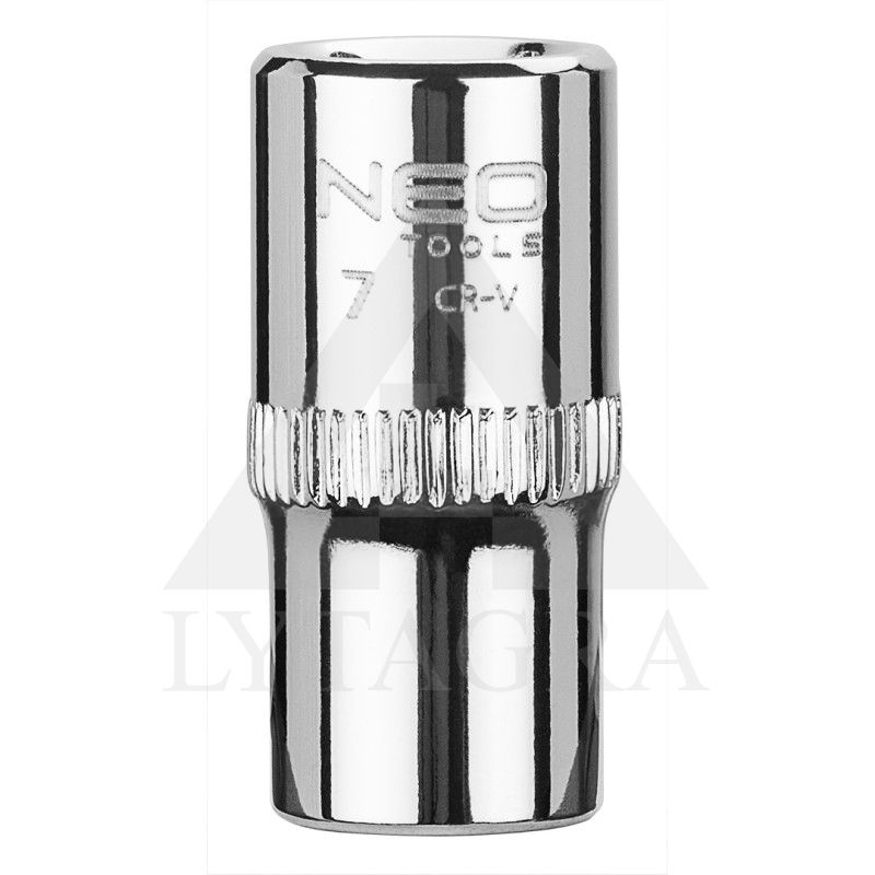 Galvutė šešiakampė  1/4", 7 mm., Neo