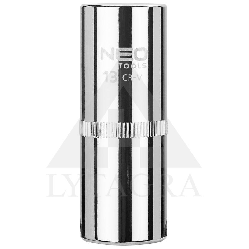 Galvutė šešiakampė  1/4", 13 mm., ilga Neo