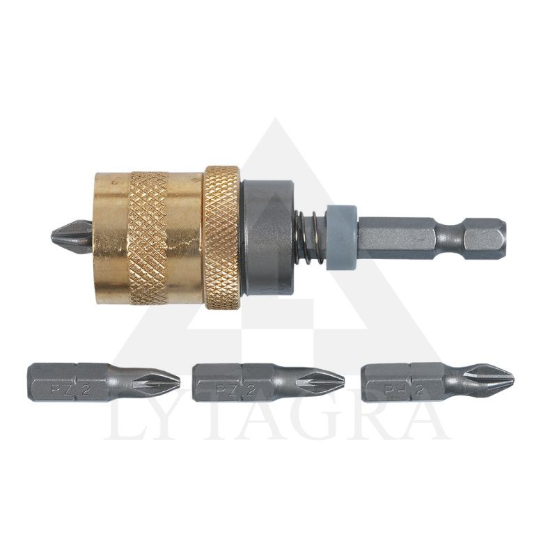 Griebtuvas antgaliams 1/4" su ribotuvu