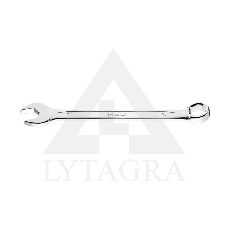 Raktas plokščias - kilpinis, 15 x 190 mm., Neo