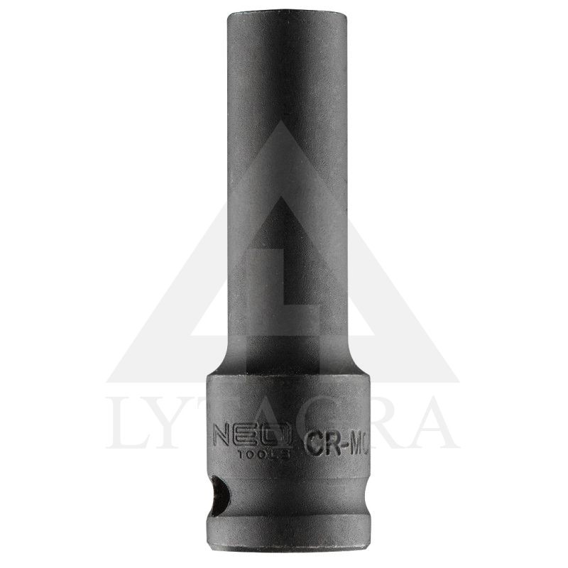 Ilga smūginė galvutė 1/2"", 10 mm, Cr-Mo