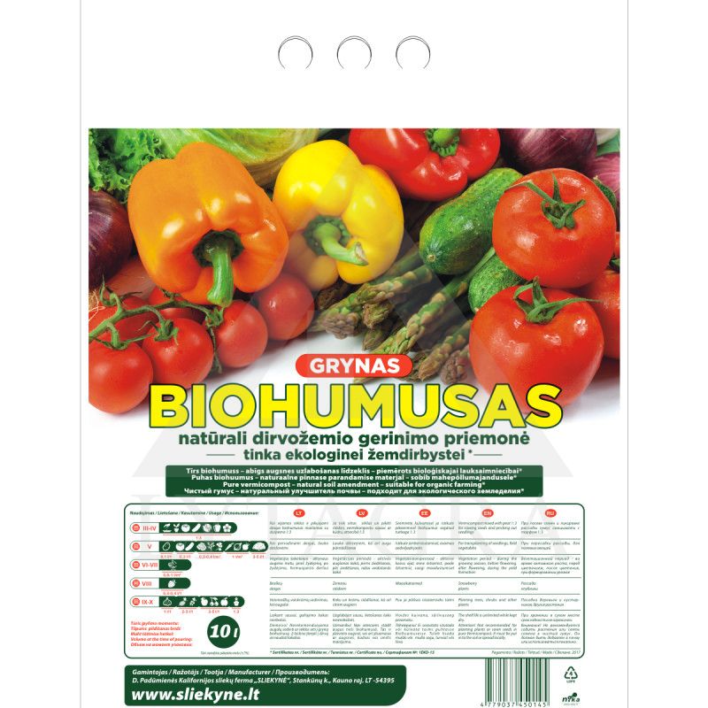 Grynas Biohumusas 10L