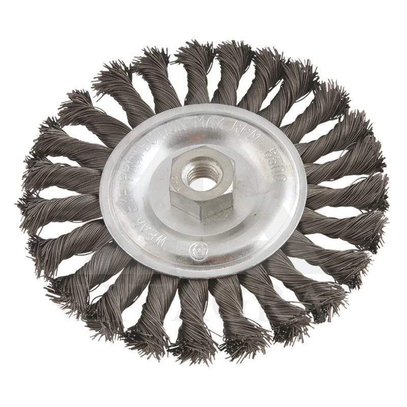 Apvalus vielinis šepetėlis 150mm.