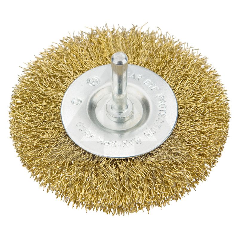 Apvalus vielinis šepetėlis gręžtuvui, 100mm.