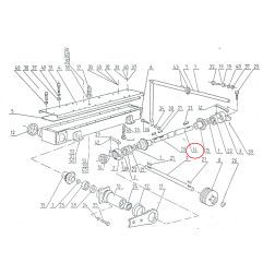 Tarpinis velenas 1.35 M  178-010-213