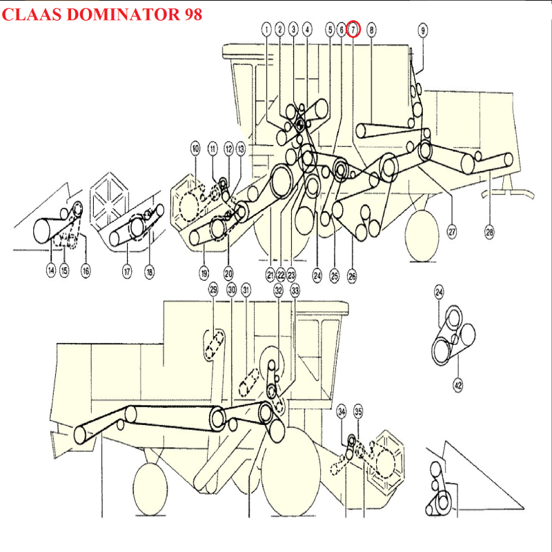 Diržas GATES 1429345 (20-12.5-3900)