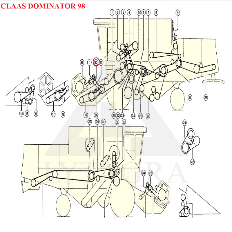 Diržas GATES 1462186 (40-920)