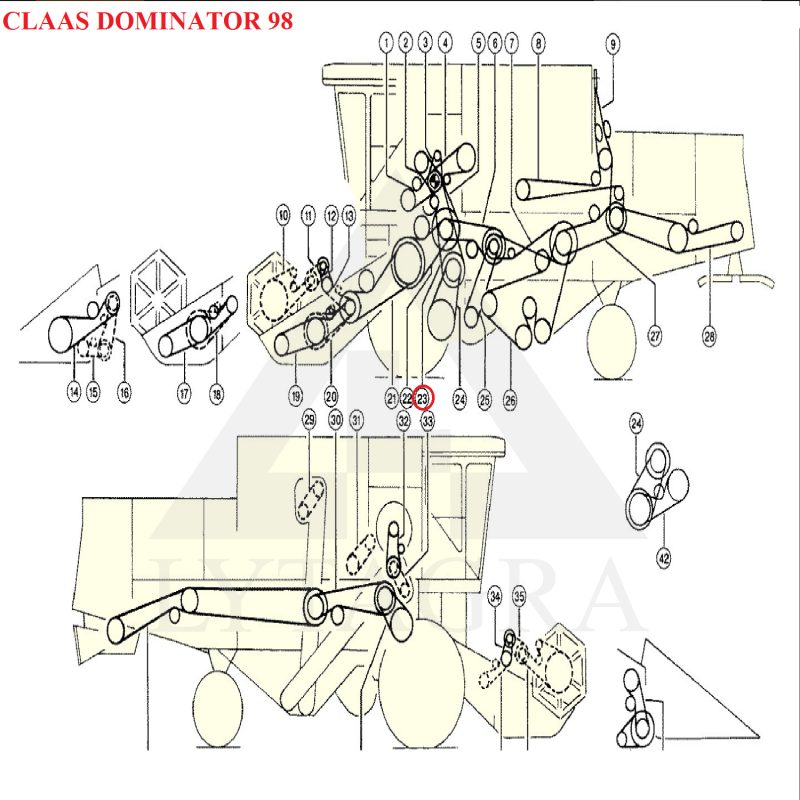 Diržas GATES 1424273 (3HB-3065)