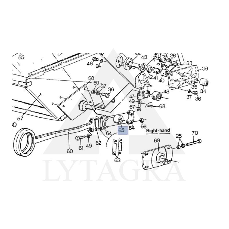 Įvorė NEW HOLLAND 80444609