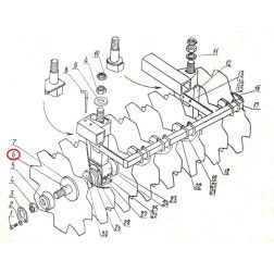 Ašis BDT BDJU 04.625  1950mm