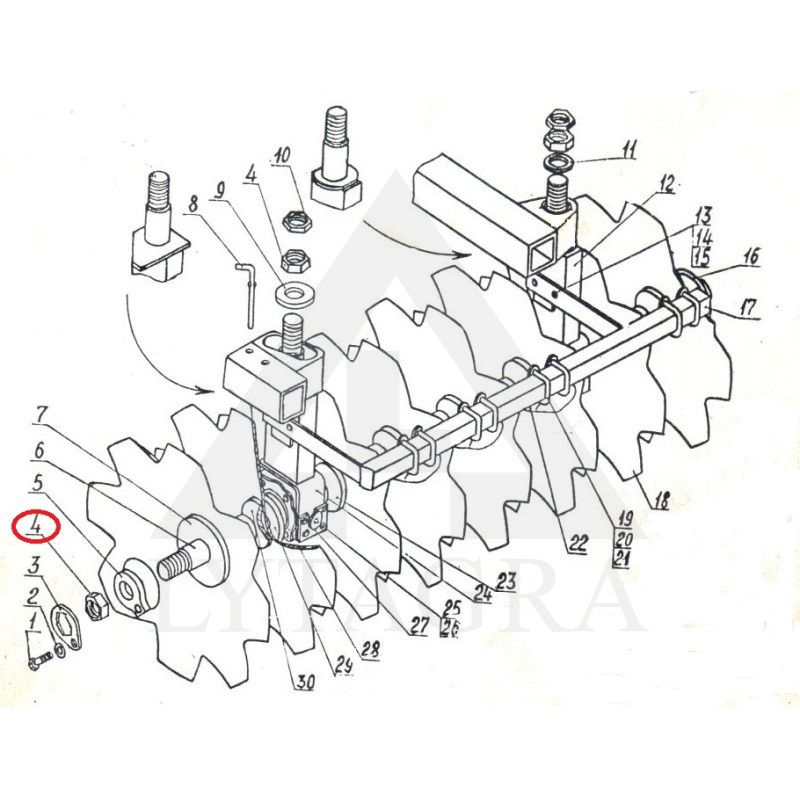 Veržlė BDT 01.109 42X3