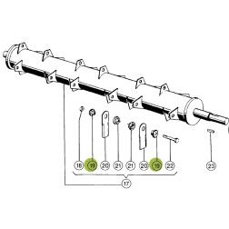 Įvorė smulkinimo peiliukui 060016-02-00 CLAAS 060016 3mm