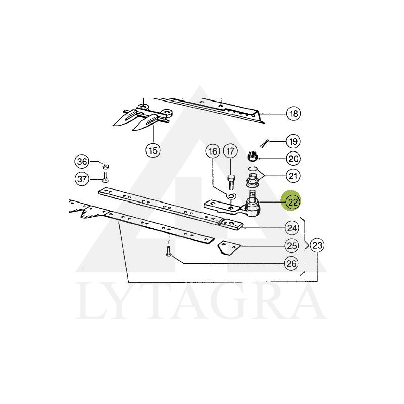 Dalgio galvutė CLAAS 6701200