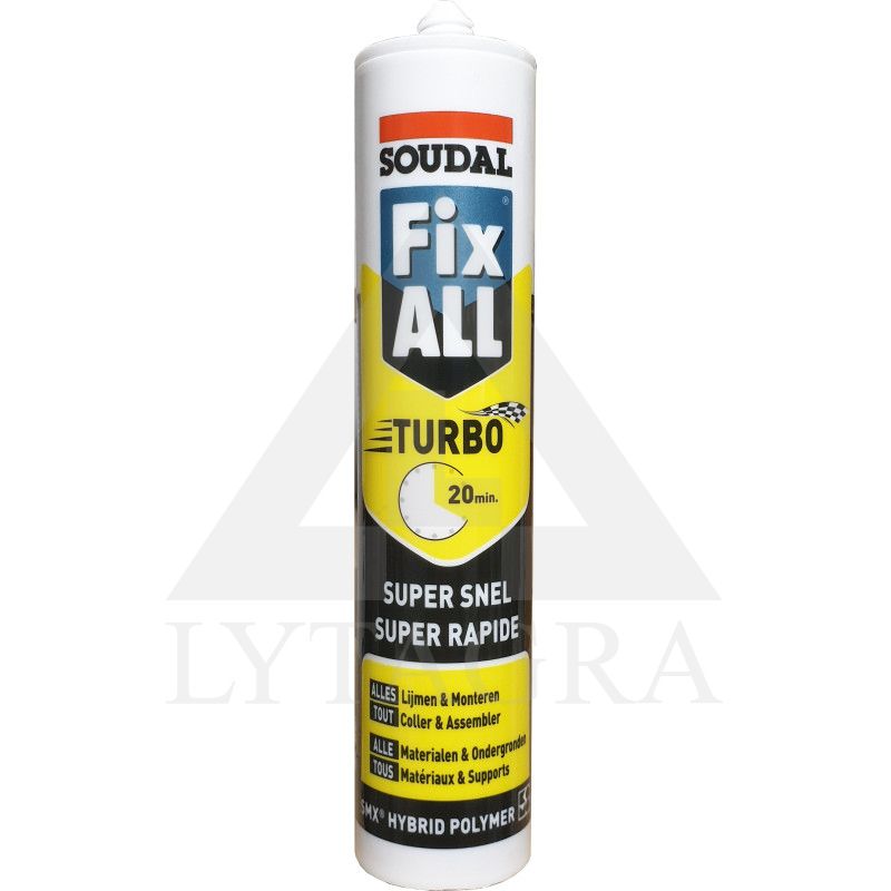 Fix all TURBO baltas 290ml-greitas klijuojantis hermetikas