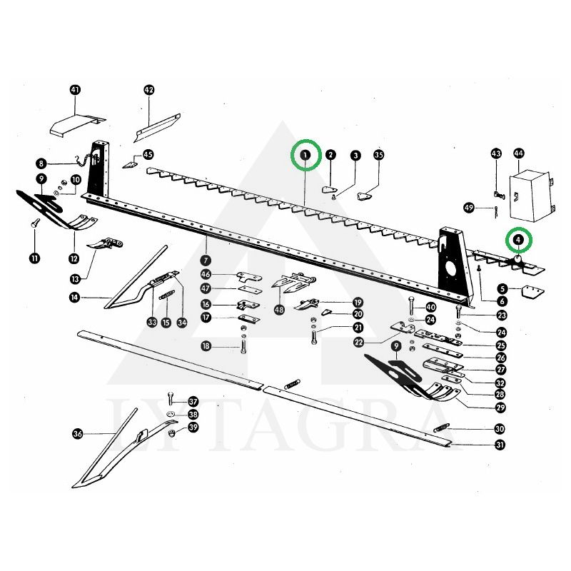 Dalgis CLAAS 3.6m 6106461/611206