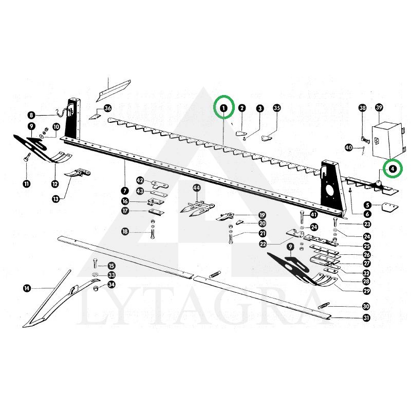 Dalgis CLAAS 6133031 / 611207 Ilgis 4,2 m