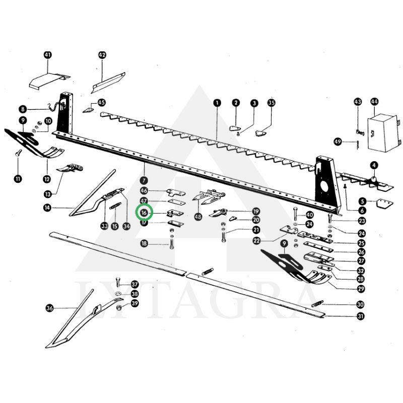 Dalgio prispaudėjas CLAAS 500053 / 294.5053.00
