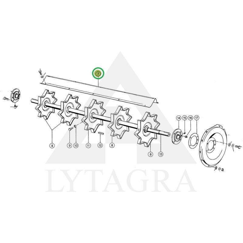 Atmušimo biterio skarda CLAAS 684294 / 674480