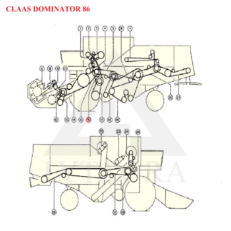 Diržas GATES 1424273 (3HB-3065)