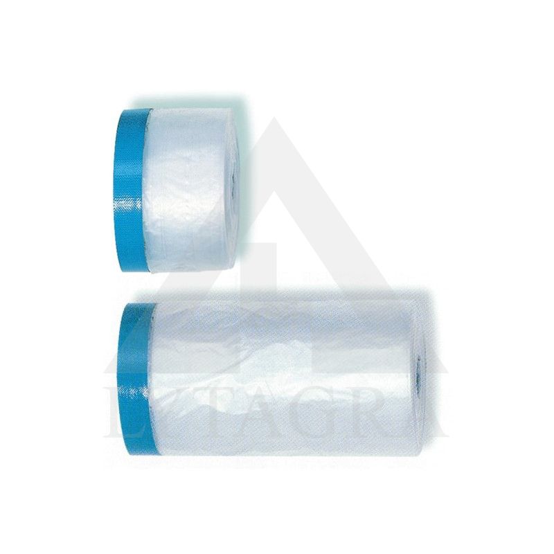 Polietileninė juosta lipniu kraštu (mėlyna) Ciret 30cm/20m