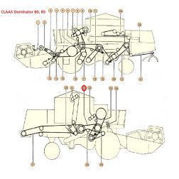 Diržas HARVEST BELTS C/H-3580 CL 060306.2