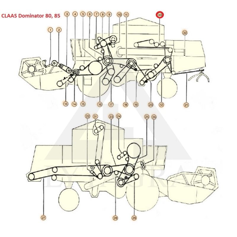 Diržas GATES 0301373(B-4920)