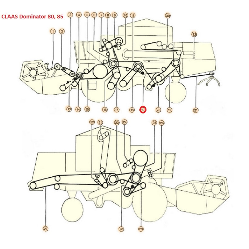 Diržas GATES 1429345 (20-12.5-3900)