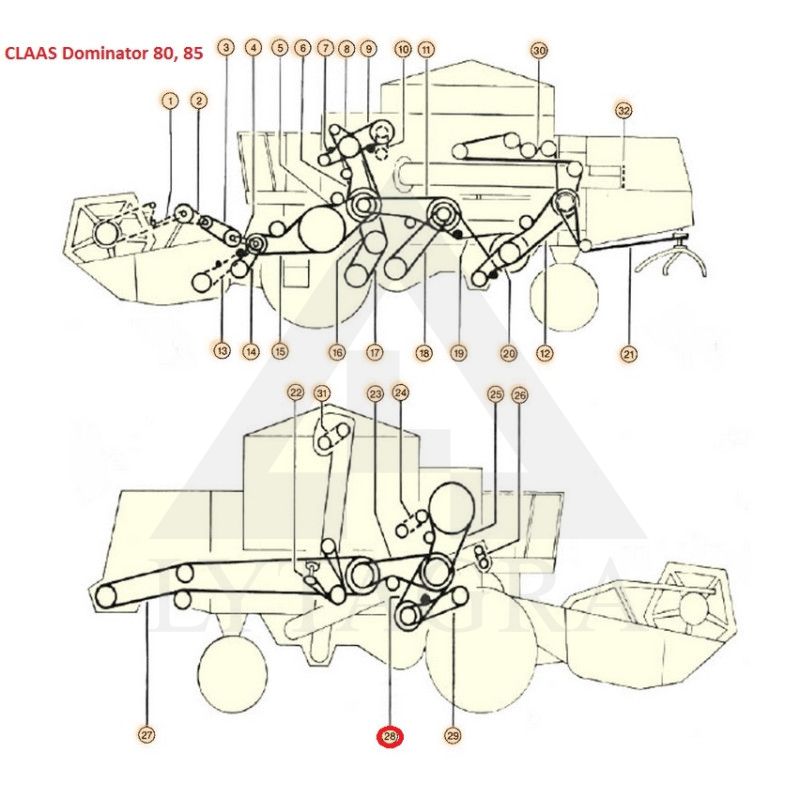 Diržas GATES 0315188 (60-2155)