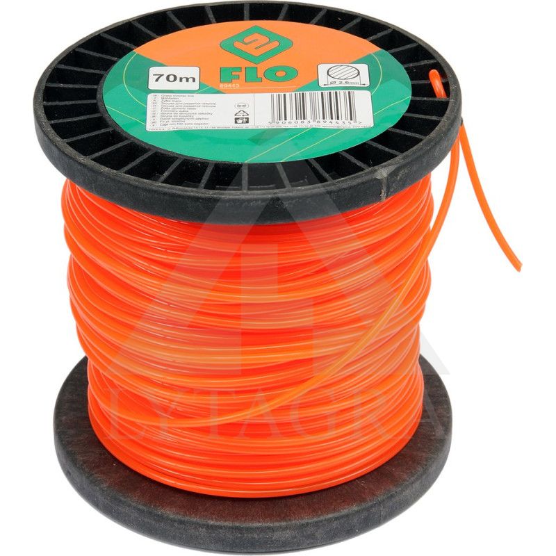 Valas trimeriams (kvadratinis) Flo d-(2,6x2,6) mmx70m
