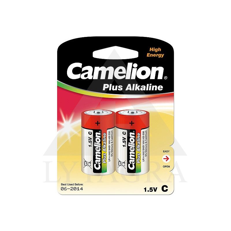 Elementai „ALKALINE" LR14-BP2 C 2 vnt.