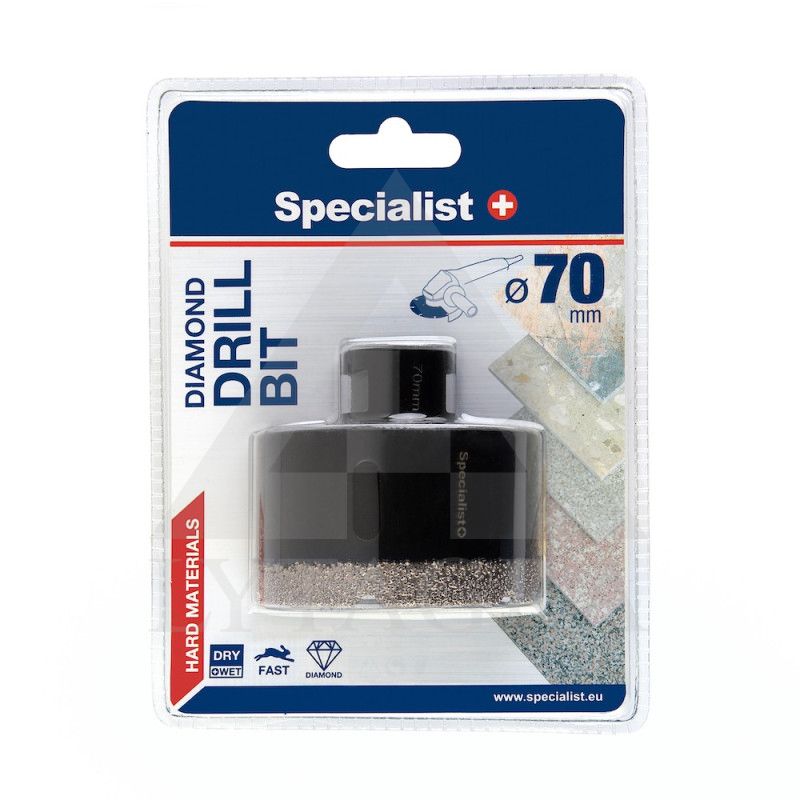 Deimantinis grąžtas „Specialist+" D70 M14