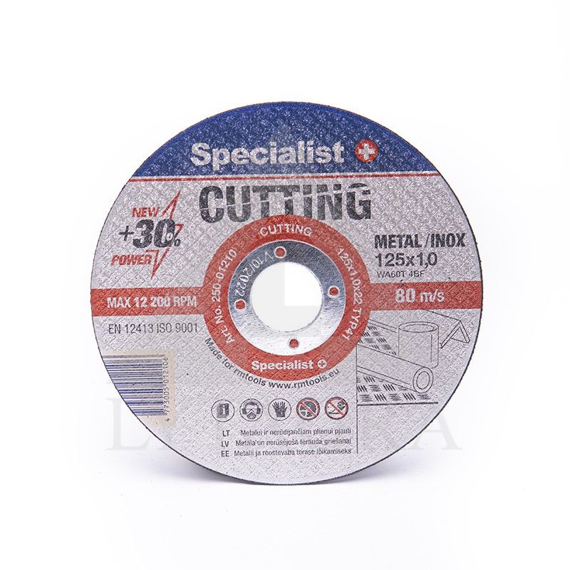 Metalo pj.diskas 125x1x22 mm