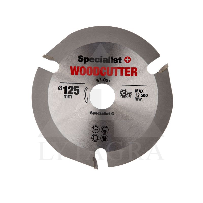 Pjovimo diskas WOOD CUTTER 125 x 22 mm