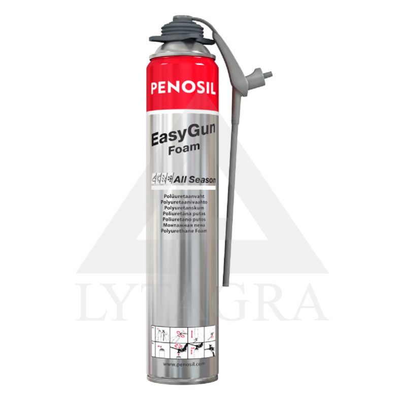 Universalios sandarinimo putos PENOSIL EasyGun All Season, 750 ml