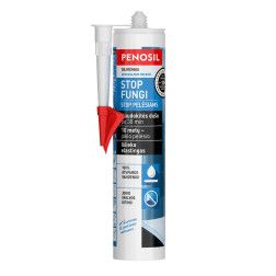 Priešpelėsinis silikoninis hermetikas PENOSIL Stop Fungi, baltas, 310 ml