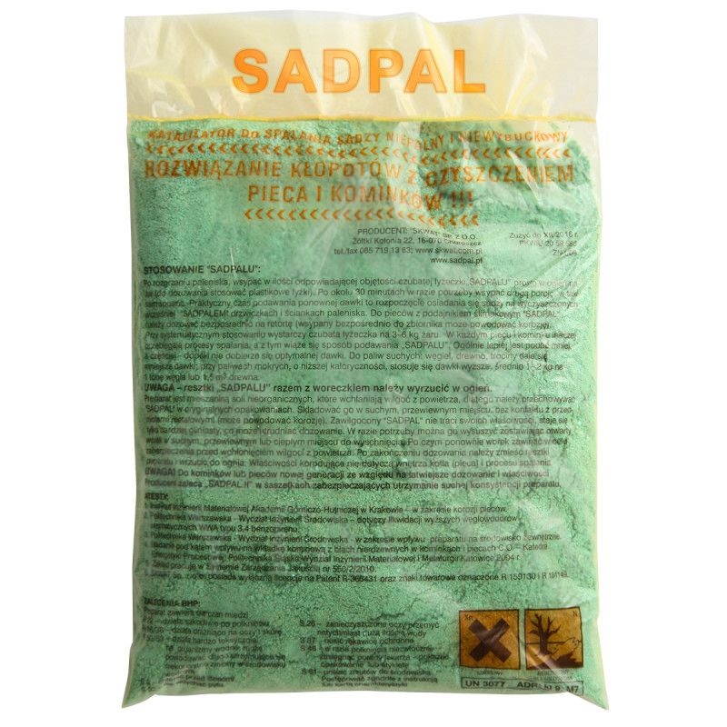 Milteliai kamino valymui "Sadpal" 1 kg.