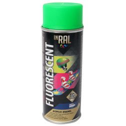 Aerozoliniai dažai INRAL FLUORESCENT žalia 400 ml.