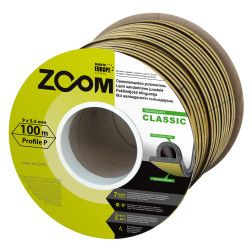 Sandarinimo juostele "P", juoda, Classic ZOOM, 100m